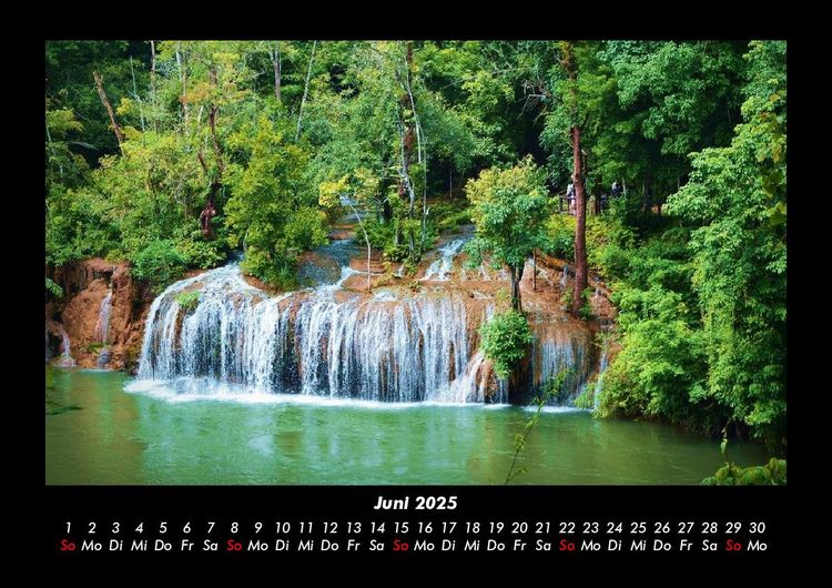 Produktbild: Wasserf&auml;lle 2025 Fotokalender DIN A3