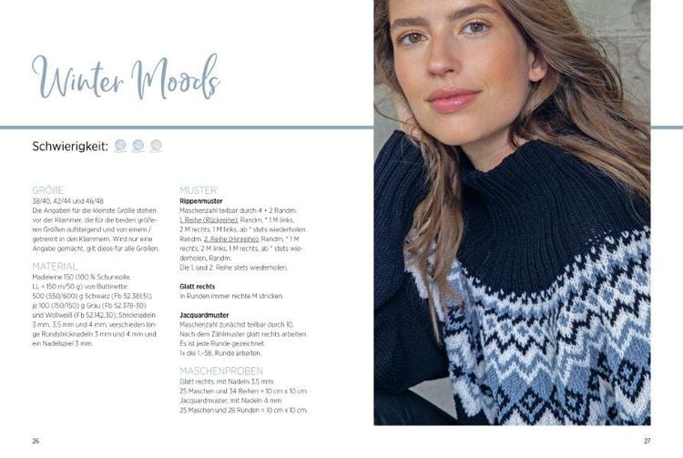 Norweger mit Rundpassen stricken