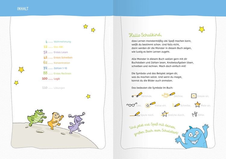 Produktbild: Lernen Lachen Selbermachen - Mein gro&szlig;es Buch zum Schulstart: Lesen, Schreiben, Rechnen
