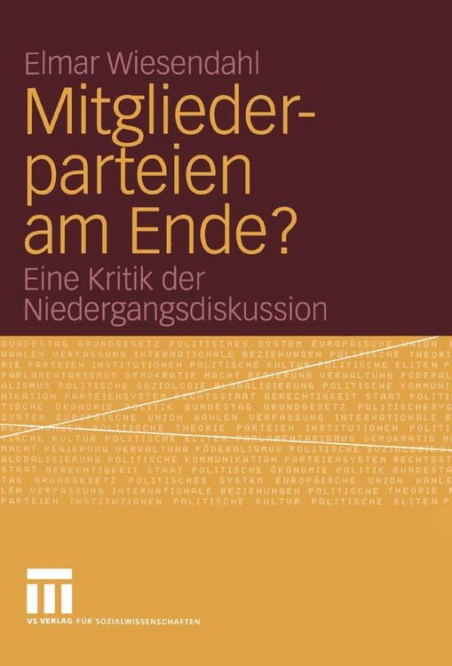 Produktbild: Mitgliederparteien am Ende?