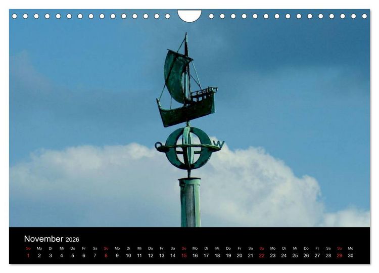 Produktbild: An der Nordsee (Wandkalender 2026 DIN A4 quer), CALVENDO Monatskalender
