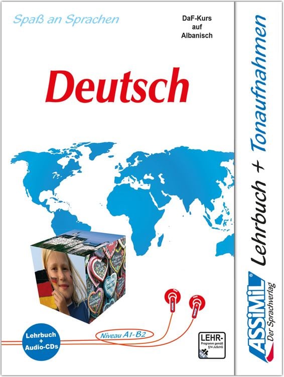 Produktbild: ASSiMiL Gjermanishtja - Deutschkurs in albanischer Sprache - Audio-Sprachkurs - Niveau A1- B2