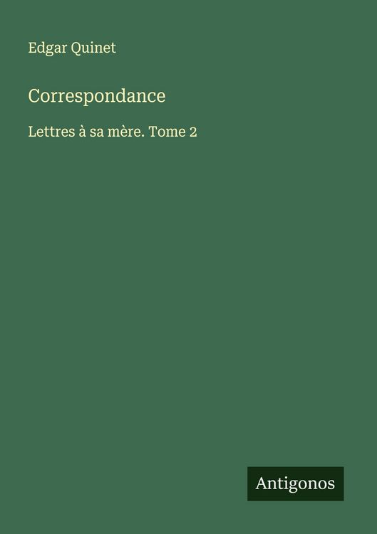 Produktbild: Correspondance