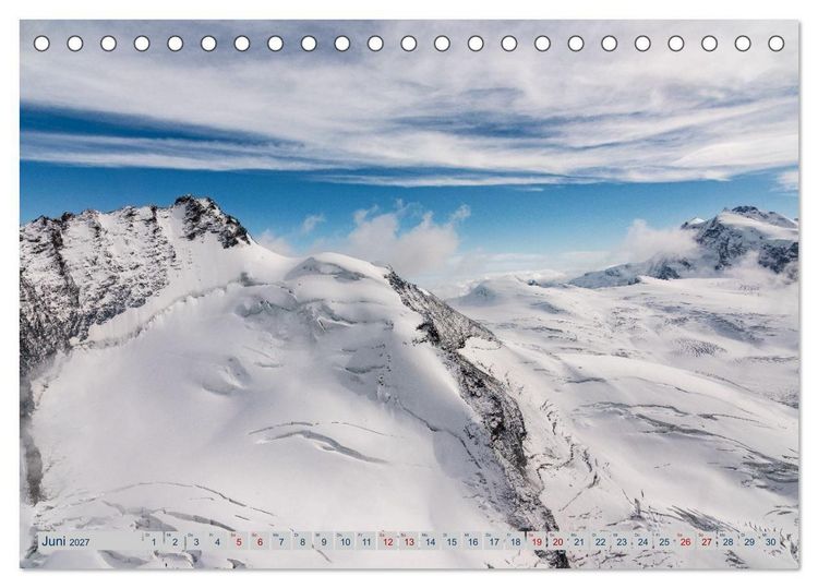 Produktbild: Eine Helireise ums Matterhorn (Tischkalender 2027 DIN A5 quer), CALVENDO Monatskalender