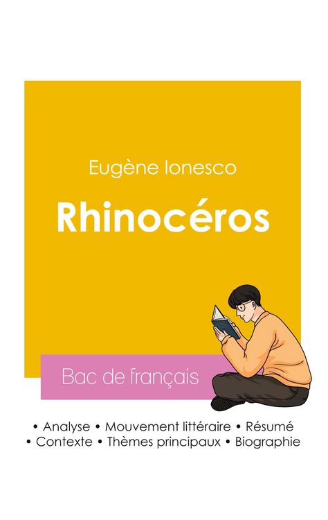 Produktbild: Réussir son Bac de français 2026 : Analyse de la pièce de théâtre Rhinocéros de Eugène Ionesco