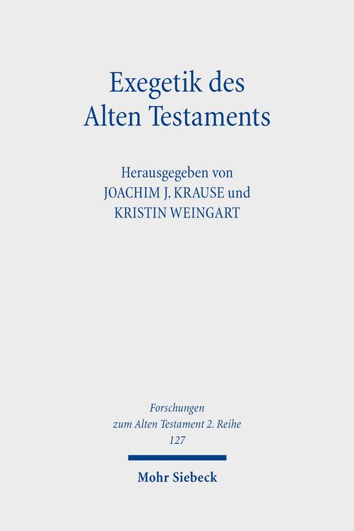 Produktbild: Exegetik des Alten Testaments