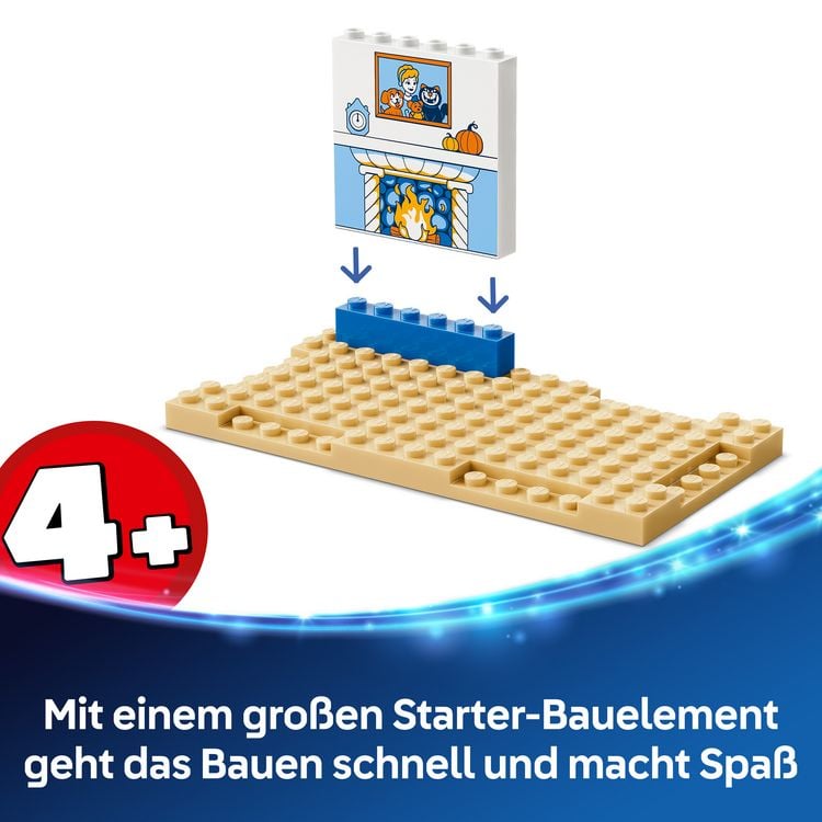 Produktbild: LEGO ǀ Disney Princess 43283 Cinderellas Tierpalast, Bauspielzeug f&uuml;r Kinder ab 4 Jahren