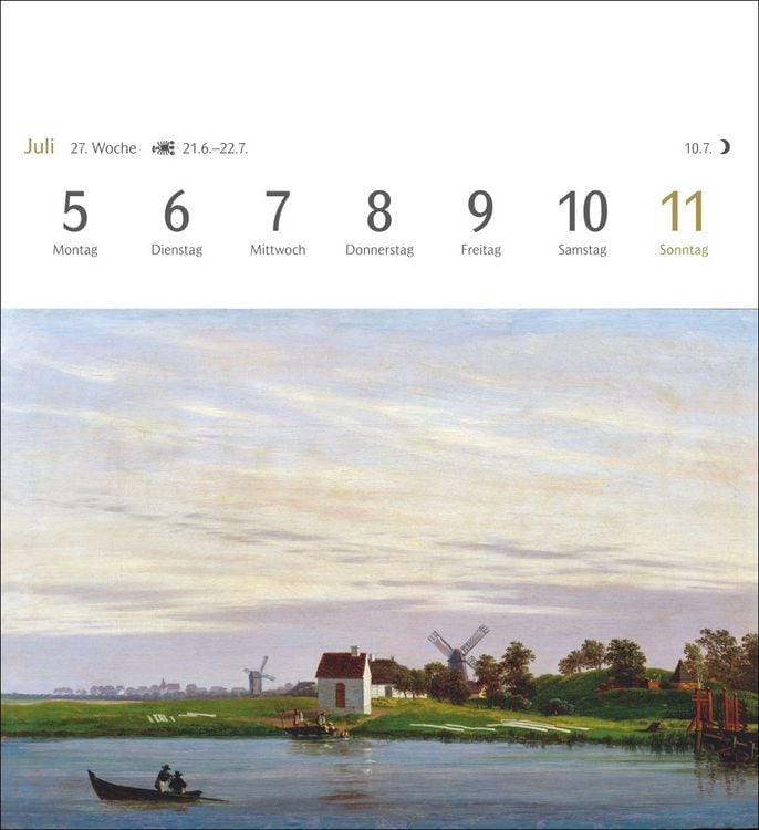Produktbild: Kunstgenuss Postkartenkalender 2027 - Kalender mit 53 Kunstpostkarten