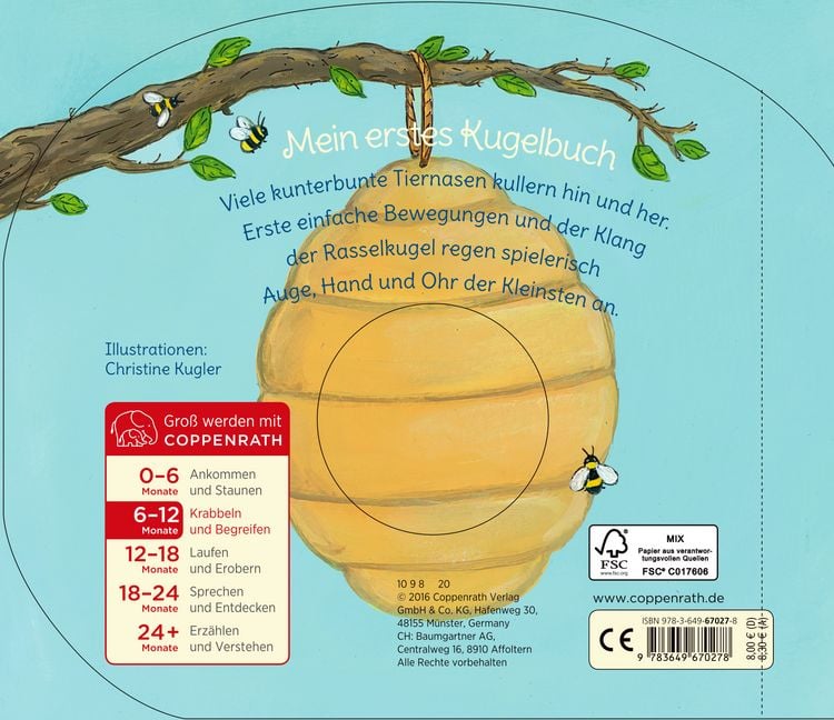 Produktbild: Mein erstes Kugelbuch: Kleiner Kuller-B&auml;r