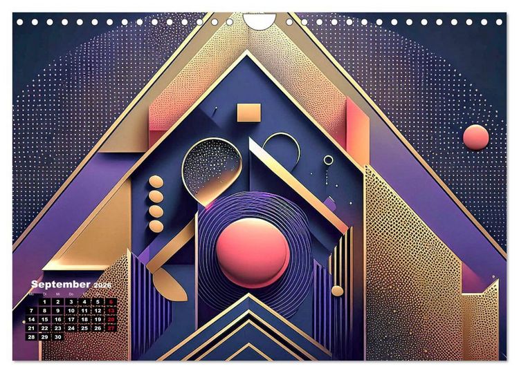 Produktbild: Objektharmonien (Wandkalender 2026 DIN A4 quer), CALVENDO Monatskalender