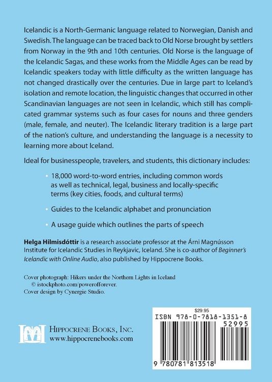 Produktbild: Icelandic-English/English-Icelandic Practical Dictionary