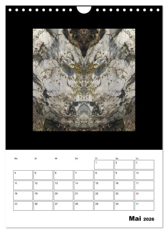 Produktbild: Nature's Faces (Wandkalender 2026 DIN A4 hoch), CALVENDO Monatskalender