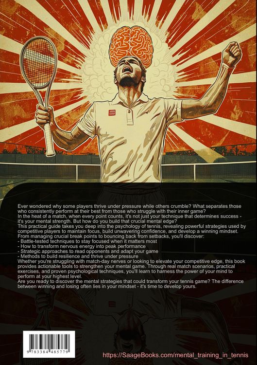 Produktbild: Tennis Mindset: Mental Strength in Tennis Training