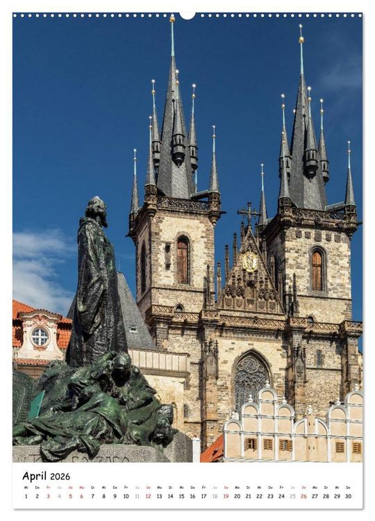 Produktbild: Prachtvolles Prag (Wandkalender 2026 DIN A2 hoch), CALVENDO Monatskalender