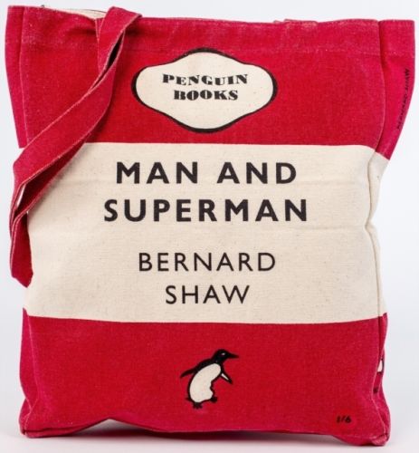 Produktbild: Penguin Tote: Man and Superman (Red)