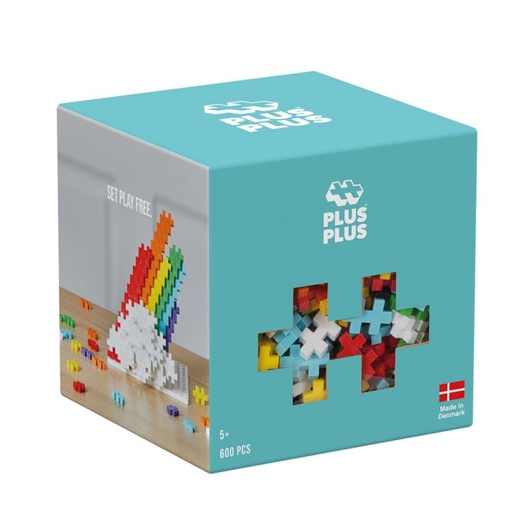 Produktbild: PLUS PLUS - 600 Kreativ Bausteine Regenbogen