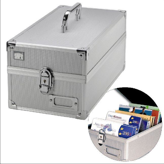 Produktbild: Alu-Koffer f&uuml;r M&uuml;nzen-Sets, Fotos etc.