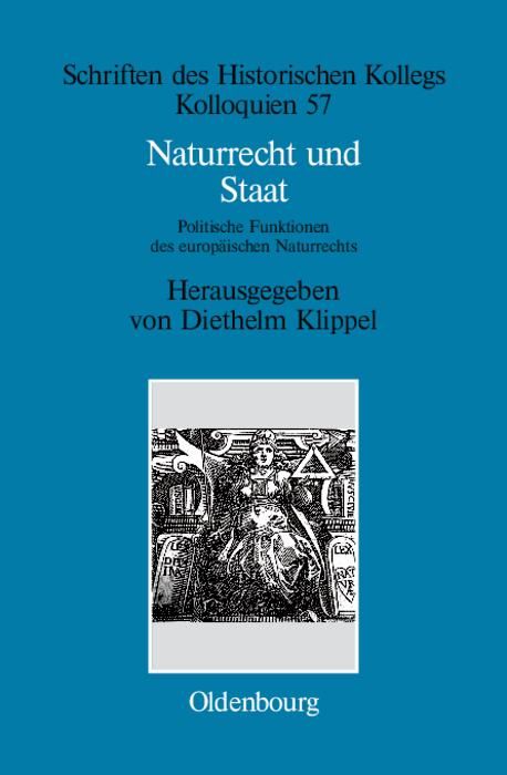 Produktbild: Naturrecht und Staat