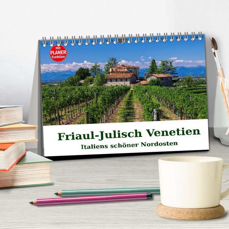 Produktbild: Friaul-Julisch Venetien - Italiens sch&ouml;ner Nordosten (Tischkalender 2026 DIN A5 quer), CALVENDO Monatskalender