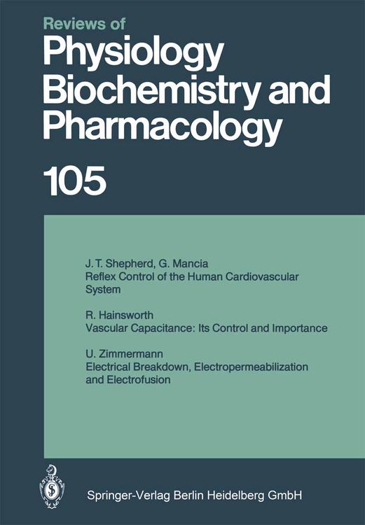 Produktbild: Reviews of Physiology, Biochemistry and Pharmacology