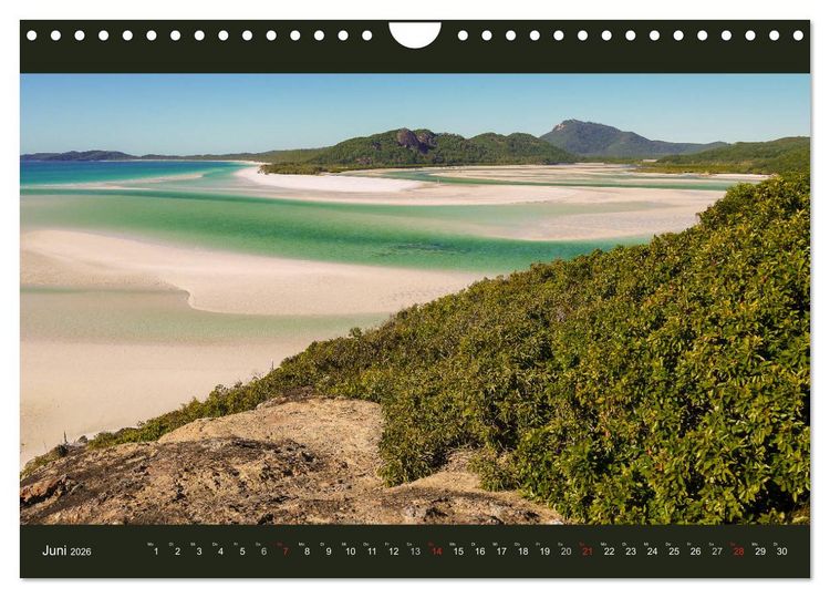 Produktbild: Australien - Farbige Vielfalt (Wandkalender 2026 DIN A4 quer), CALVENDO Monatskalender