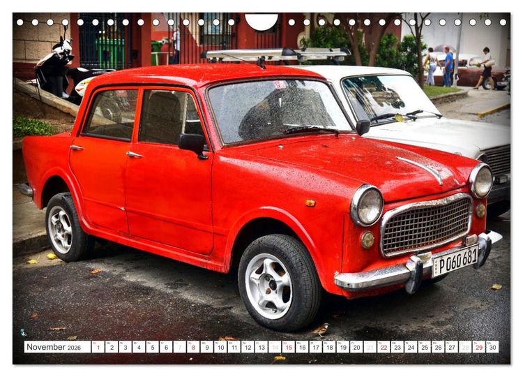 Produktbild: FIAT - Italienische Oldtimer in Kuba (Wandkalender 2026 DIN A4 quer), CALVENDO Monatskalender