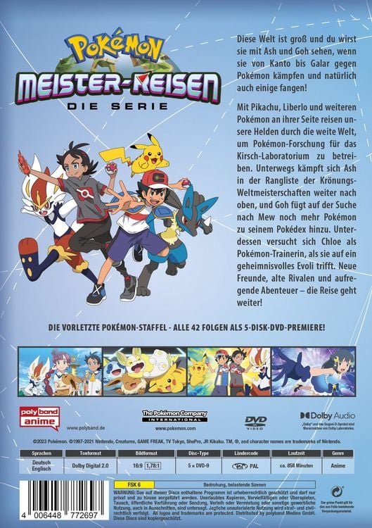 Produktbild: Pok&eacute;mon Meister-Reisen - Die Serie: Staffel 24 [5 DVDs]
