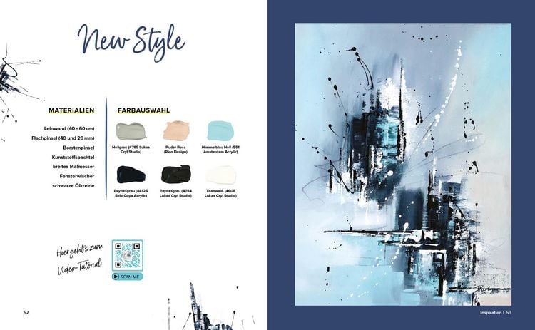 Produktbild: Mini-Masterclass Malen &ndash; Spachteltechnik in Acryl