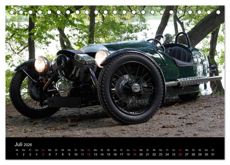 Produktbild: Morgan... der letzte seiner Art (Tischkalender 2026 DIN A5 quer), CALVENDO Monatskalender
