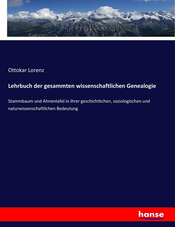 Produktbild: Lehrbuch der gesammten wissenschaftlichen Genealogie