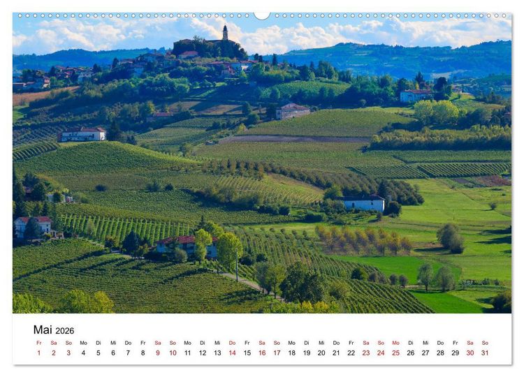 Produktbild: Piemont und Turin (Wandkalender 2026 DIN A2 quer), CALVENDO Monatskalender