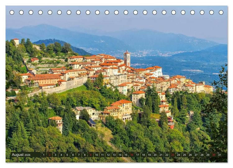 Produktbild: Lago di Varese - Eine der sch&ouml;nsten Seenlandschaften Italiens (Tischkalender 2026 DIN A5 quer), CALVENDO Monatskalender