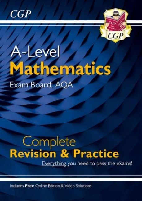 Produktbild: A-Level Maths AQA Complete Revision & Practice (with Online Edition & Video Solutions)