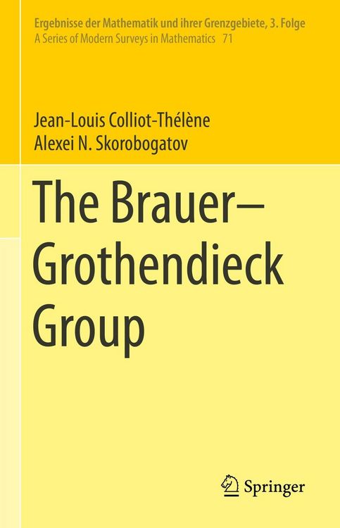 Produktbild: The Brauer-Grothendieck Group