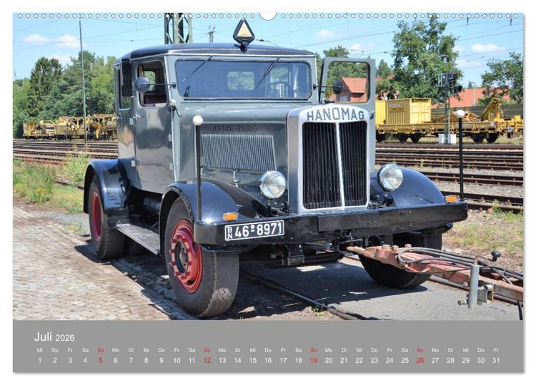 Produktbild: Oldtimer - L K W (Wandkalender 2026 DIN A2 quer), CALVENDO Monatskalender