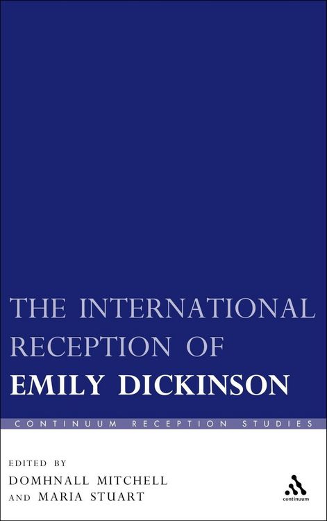 Produktbild: The International Reception of Emily Dickinson