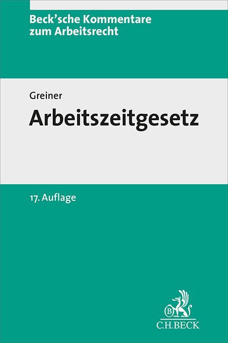 Produktbild: Arbeitszeitgesetz. ArbZG