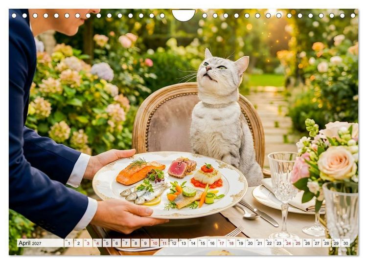 Produktbild: Alles f&uuml;r die Katze - Herrschaft Deluxe mit Charme und Wellness (Wandkalender 2027 DIN A4 quer), CALVENDO Monatskalender