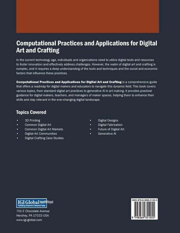 Produktbild: Computational Practices and Applications for Digital Art and Crafting