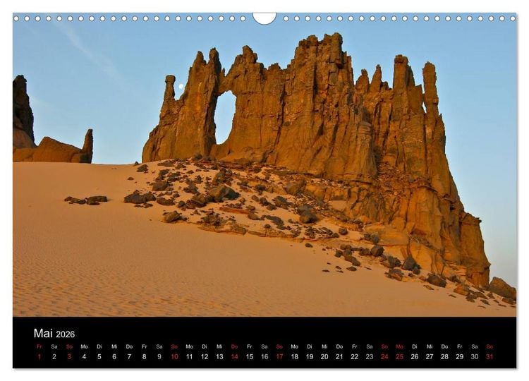 Produktbild: Sahara - S&uuml;dalgerien (Wandkalender 2026 DIN A3 quer), CALVENDO Monatskalender