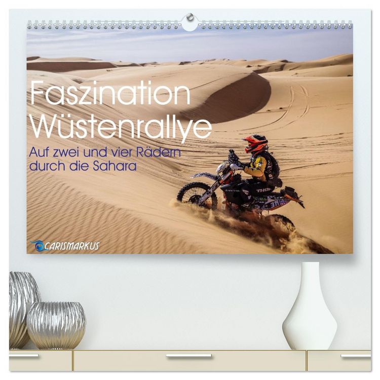 Produktbild: Faszination W&uuml;stenrallye (hochwertiger Premium Wandkalender 2026 DIN A2 quer), Kunstdruck in Hochglanz