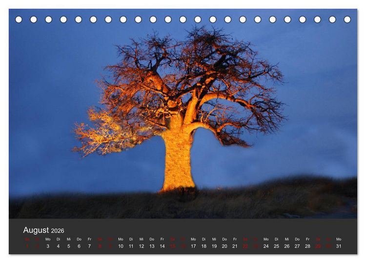Produktbild: S&uuml;dafrika - Einzigartige Natursch&ouml;nheit (Tischkalender 2026 DIN A5 quer), CALVENDO Monatskalender
