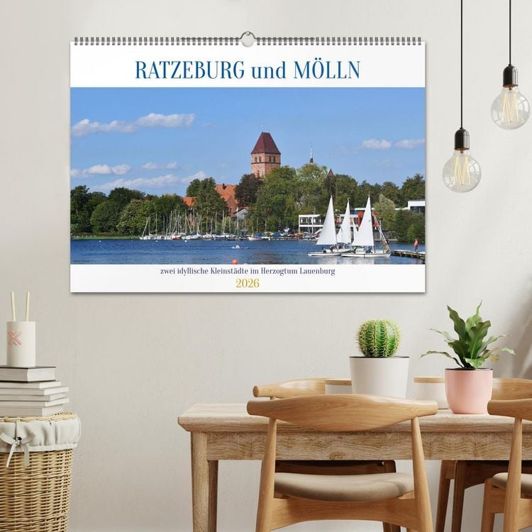 Produktbild: RATZEBURG und M&Ouml;LLN (Wandkalender 2026 DIN A2 quer), CALVENDO Monatskalender