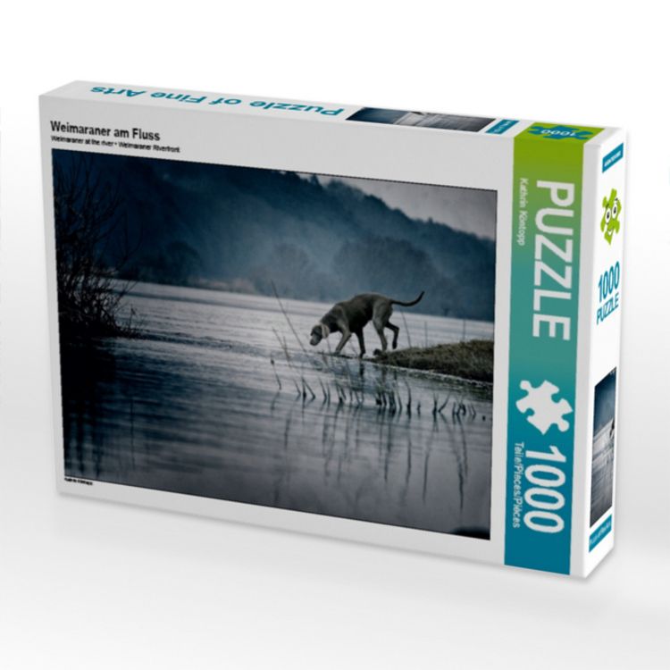 Produktbild: Weimaraner am Fluss (Puzzle)