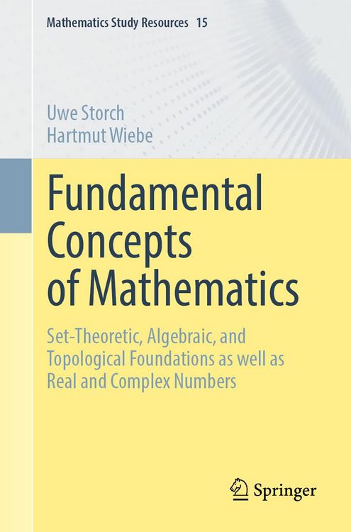 Produktbild: Fundamental Concepts of Mathematics