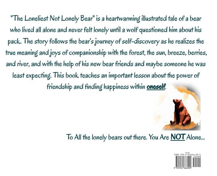 Produktbild: The Loneliest Not Lonely Bear