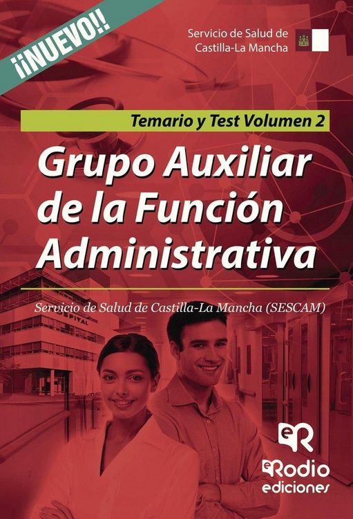 Produktbild: Grupo Auxiliar de la Funci&oacute;n Administrativa, SESCAM. Temario espec&iacute;&shy;fico y test 2
