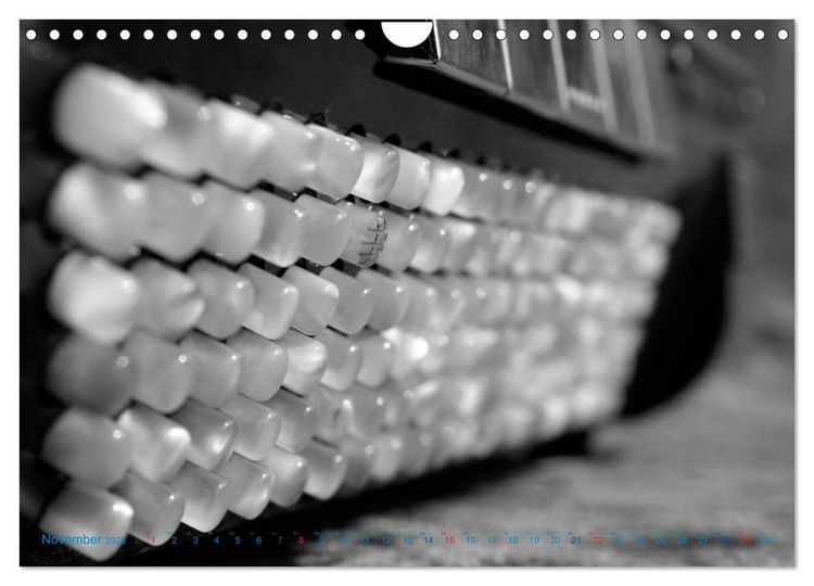 Produktbild: Akkordeon - close up (Wandkalender 2026 DIN A4 quer), CALVENDO Monatskalender
