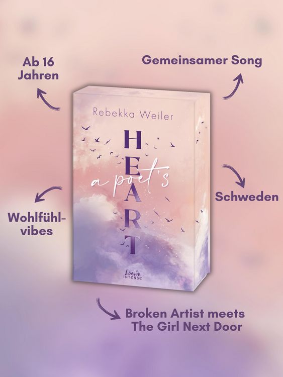 Produktbild: A Poet's Heart (Broken Artists, Band 1)