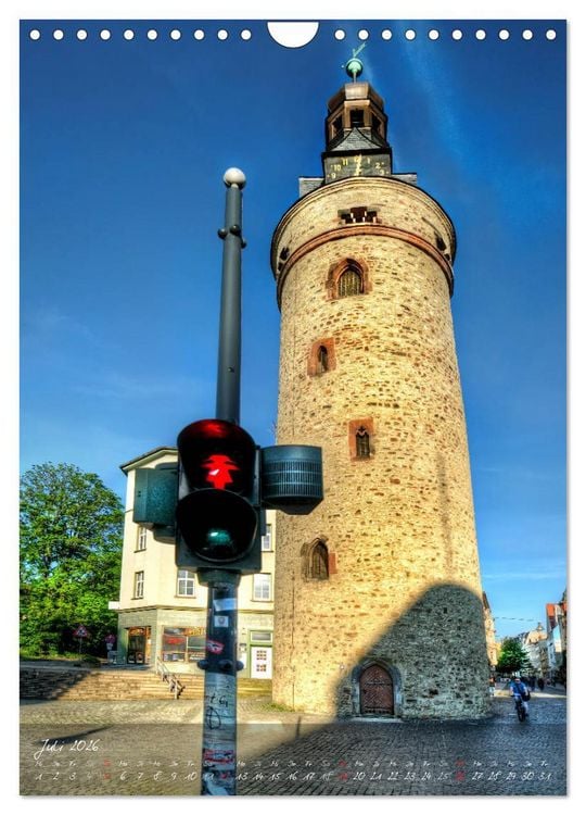 Produktbild: Stadtansichten von Halle Saale 2026 (Wandkalender 2026 DIN A4 hoch), CALVENDO Monatskalender